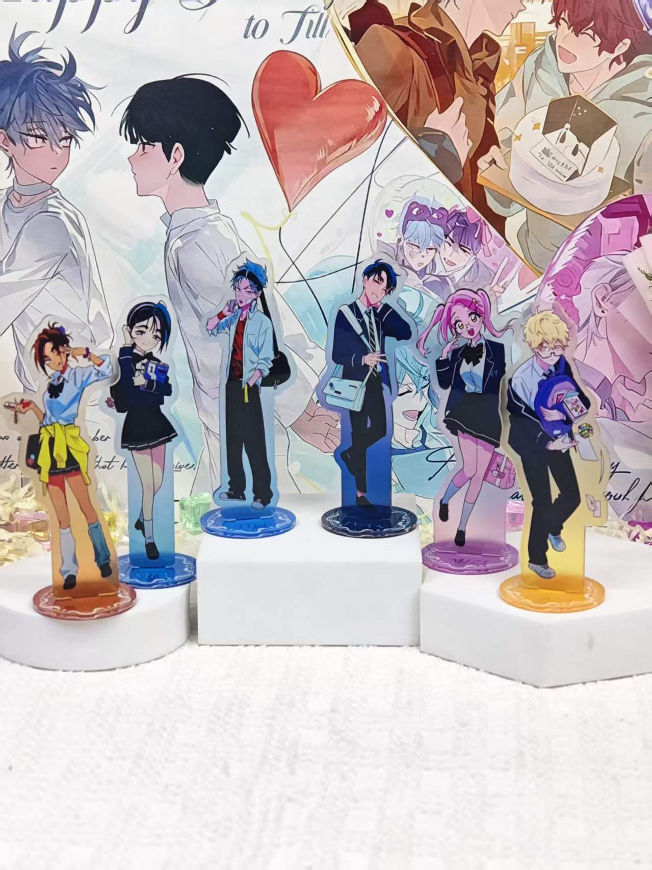 Anime Merchandise Collection - Alien Stage Campus AU Acrylstandaardset, schattige